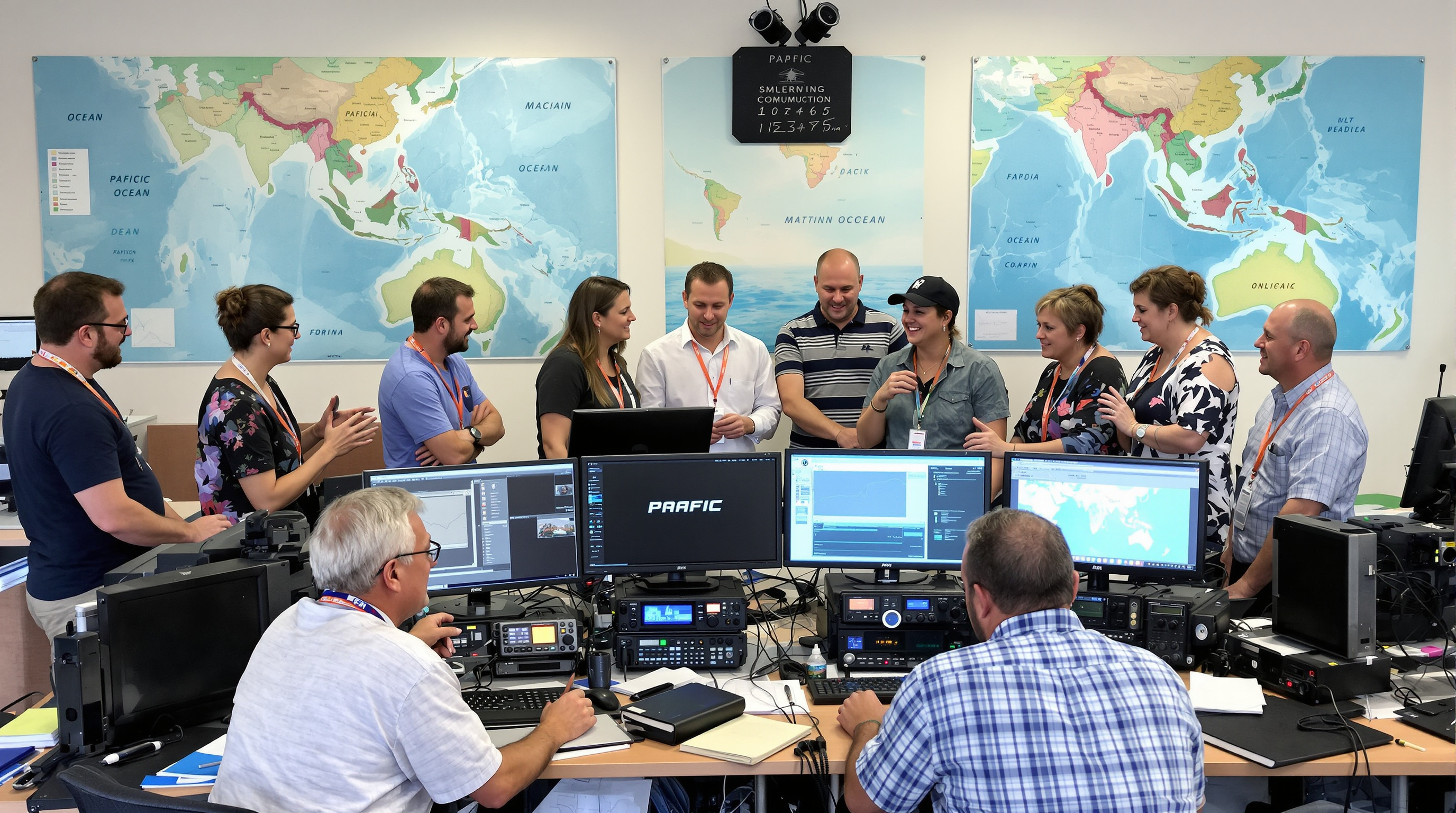 Pacific Seafarers Net volunteer radio operators